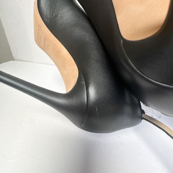 Jimmy Choo Lark 100 Studded Black Bootie Leather Heels Size 39.5 - Picture 9 of 15